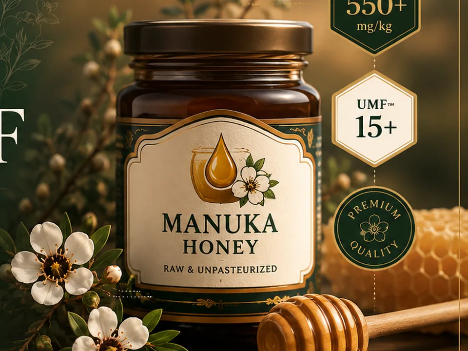 Oznaczenia MGO i UMF na miodzie Manuka